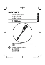 Preview for 1 page of HIKOKI R 18DSAL Handling Instructions Manual