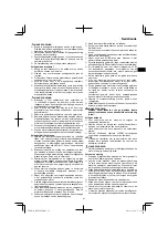 Предварительный просмотр 41 страницы HIKOKI RB 27EAP Handling Instructions Manual