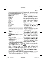 Предварительный просмотр 75 страницы HIKOKI RB 27EAP Handling Instructions Manual