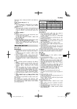 Предварительный просмотр 127 страницы HIKOKI RB 27EAP Handling Instructions Manual