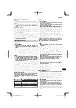 Предварительный просмотр 179 страницы HIKOKI RB 27EAP Handling Instructions Manual