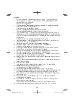 Предварительный просмотр 26 страницы HIKOKI RB18DC Handling Instructions Manual