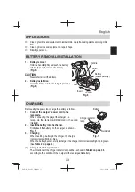 Предварительный просмотр 33 страницы HIKOKI RB18DC Handling Instructions Manual