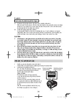 Предварительный просмотр 36 страницы HIKOKI RB18DC Handling Instructions Manual