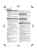 Preview for 8 page of HIKOKI RH 600T Handling Instructions Manual