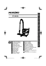 HIKOKI RP 3608DA Handling Instructions Manual preview