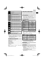 Preview for 11 page of HIKOKI RP 3608DA Handling Instructions Manual