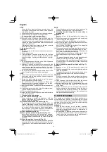 Preview for 14 page of HIKOKI RP 3608DA Handling Instructions Manual