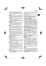 Preview for 25 page of HIKOKI RP 3608DA Handling Instructions Manual