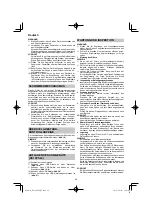 Preview for 26 page of HIKOKI RP 3608DA Handling Instructions Manual