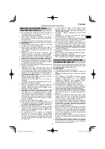 Preview for 29 page of HIKOKI RP 3608DA Handling Instructions Manual