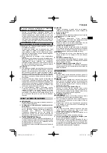 Preview for 35 page of HIKOKI RP 3608DA Handling Instructions Manual