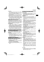 Preview for 37 page of HIKOKI RP 3608DA Handling Instructions Manual