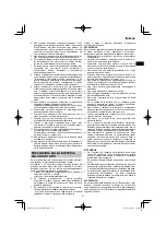 Preview for 41 page of HIKOKI RP 3608DA Handling Instructions Manual