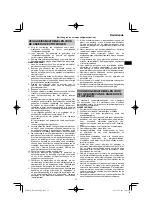 Preview for 51 page of HIKOKI RP 3608DA Handling Instructions Manual