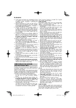 Preview for 52 page of HIKOKI RP 3608DA Handling Instructions Manual