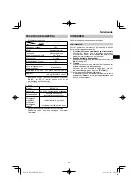 Preview for 55 page of HIKOKI RP 3608DA Handling Instructions Manual