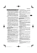 Preview for 57 page of HIKOKI RP 3608DA Handling Instructions Manual