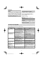 Preview for 60 page of HIKOKI RP 3608DA Handling Instructions Manual