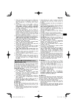 Preview for 63 page of HIKOKI RP 3608DA Handling Instructions Manual