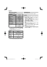 Preview for 66 page of HIKOKI RP 3608DA Handling Instructions Manual