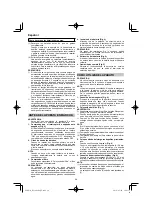 Preview for 68 page of HIKOKI RP 3608DA Handling Instructions Manual