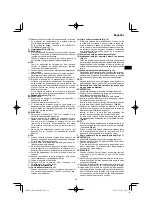 Preview for 69 page of HIKOKI RP 3608DA Handling Instructions Manual