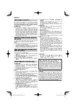 Preview for 70 page of HIKOKI RP 3608DA Handling Instructions Manual