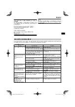 Preview for 71 page of HIKOKI RP 3608DA Handling Instructions Manual