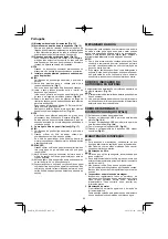 Preview for 80 page of HIKOKI RP 3608DA Handling Instructions Manual