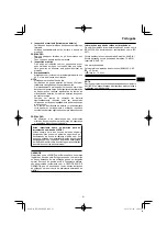 Preview for 81 page of HIKOKI RP 3608DA Handling Instructions Manual