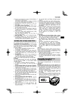 Preview for 85 page of HIKOKI RP 3608DA Handling Instructions Manual