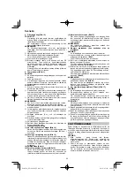 Preview for 90 page of HIKOKI RP 3608DA Handling Instructions Manual