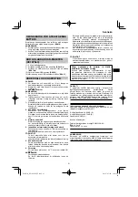 Preview for 91 page of HIKOKI RP 3608DA Handling Instructions Manual