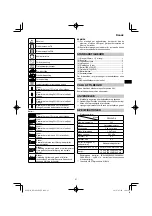 Preview for 97 page of HIKOKI RP 3608DA Handling Instructions Manual