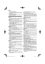 Preview for 100 page of HIKOKI RP 3608DA Handling Instructions Manual