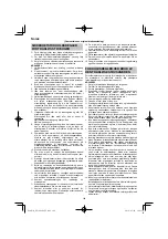 Preview for 104 page of HIKOKI RP 3608DA Handling Instructions Manual