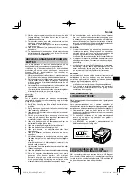 Preview for 105 page of HIKOKI RP 3608DA Handling Instructions Manual