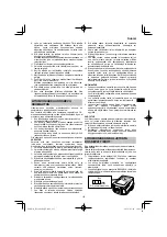 Preview for 115 page of HIKOKI RP 3608DA Handling Instructions Manual