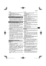 Preview for 119 page of HIKOKI RP 3608DA Handling Instructions Manual