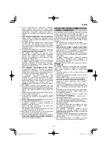 Preview for 137 page of HIKOKI RP 3608DA Handling Instructions Manual