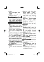 Preview for 142 page of HIKOKI RP 3608DA Handling Instructions Manual