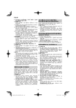 Preview for 144 page of HIKOKI RP 3608DA Handling Instructions Manual