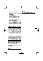 Preview for 145 page of HIKOKI RP 3608DA Handling Instructions Manual