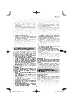 Preview for 149 page of HIKOKI RP 3608DA Handling Instructions Manual