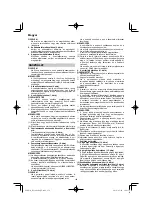 Preview for 154 page of HIKOKI RP 3608DA Handling Instructions Manual