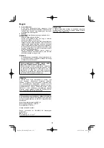 Preview for 156 page of HIKOKI RP 3608DA Handling Instructions Manual