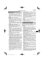 Preview for 159 page of HIKOKI RP 3608DA Handling Instructions Manual