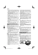 Preview for 170 page of HIKOKI RP 3608DA Handling Instructions Manual