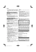 Preview for 176 page of HIKOKI RP 3608DA Handling Instructions Manual